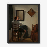A Writer Trimming his Pen by Jan Ekels the Younger - thumbnail_1_bf_66fa9b8a8213847b6f3578d1